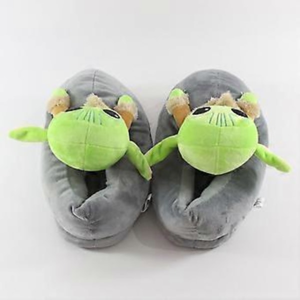Yoda Baby Docka Tredimensionella Plyschtofflor Aliens Vinter Hem Pojkar Leksaker Bomullsskor