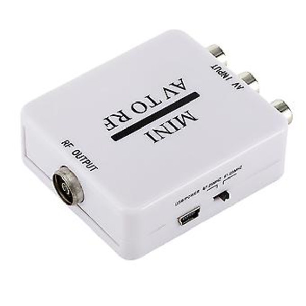 AV till RF Videokonverter (stöder RF 67,25 MHz, 61,25 MHz) ( )