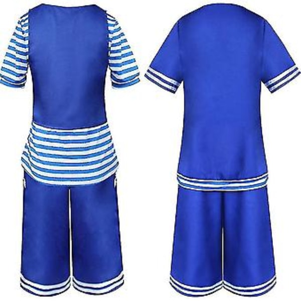 Stranger Things Säsong 4 Robin Steve Harrington Cosplay Kostym Set V (S Herr)