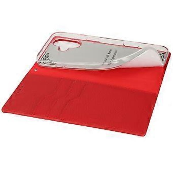 Plånboksfodral för iPhone 16 Äkta Läder Mobilskal Litchi Textur (Stil E)