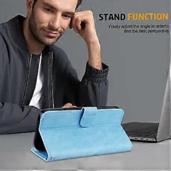 Til Samsung Galaxy A34 5G Fuld Beskyttelse Ensfarvet PU Læder Wallet Case Mobiltelefon Stand Cover (Style B)