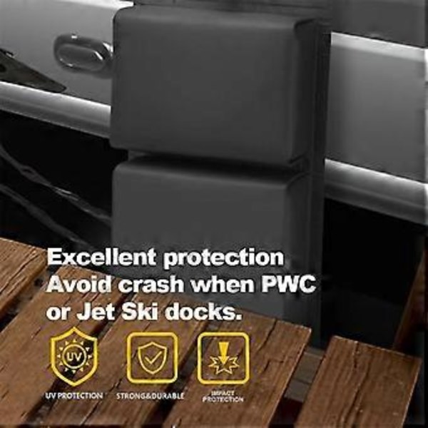 PWC Fenders Bumper, Båtfendrar Bumpers med Elastiska Snören, för Jet Ski Dock Fendrar Båtbumpers