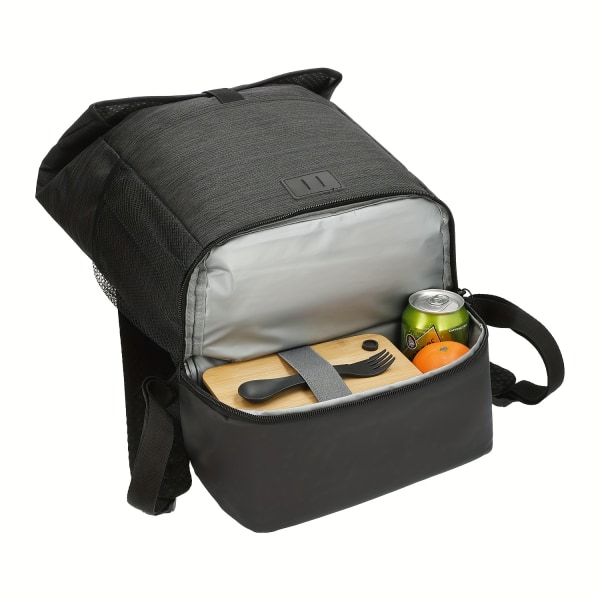 Datorryggsäck med lunchlåda för kontor  axelryggsäck  bärbar ryggsäck