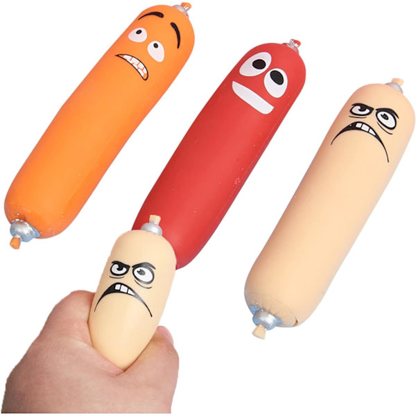 3-pack klämskorv dekompressionssimulering mat långsam rebound
