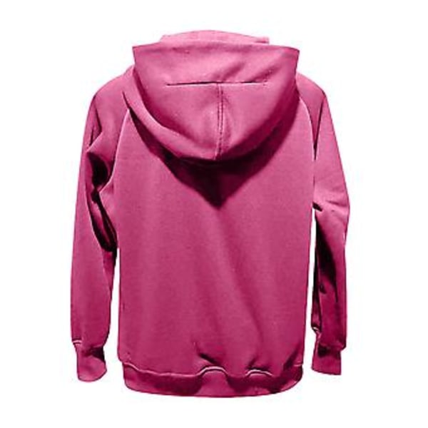 Dragkedja Hoodie för Kvinnor Fleecejackor Tröjor Höstkläder Tröjor Med Fickor Vinter Y2k Kläder XXL Rosa