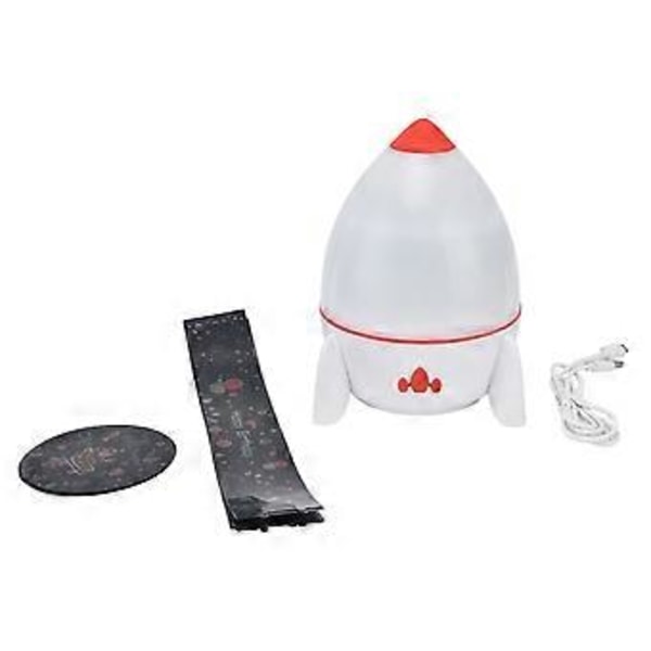 Romprosjektor Nattlys 360 Graders Rotasjon Oppladbar USB Nattlampe for Romfest KTV