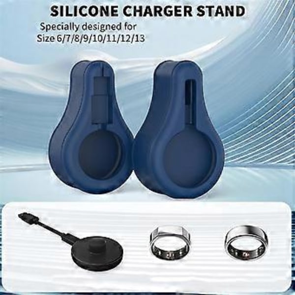 Skyddsfodral för Ring Gen3 Laddare Silikonfodral för 6-13Ring Alla Storlekar Skyddsfodral Set E