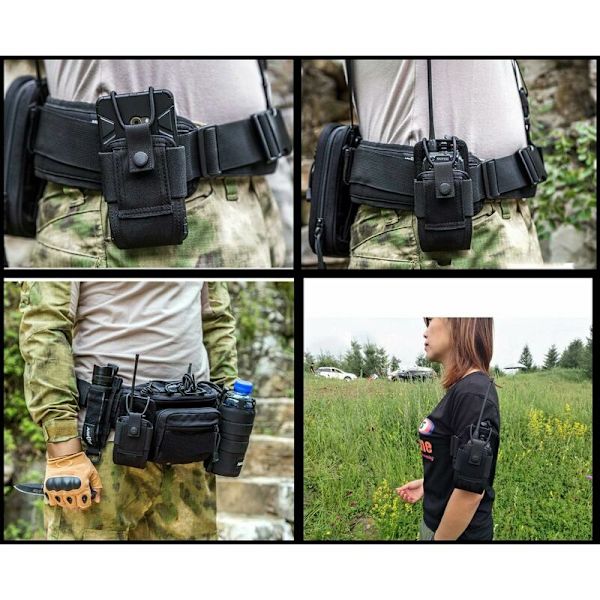 Army Green Tactical Holder Case Holster Belt Pouch for Portable R