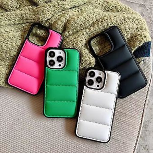 Holdbar og Stilfuld Mobiltelefon Cover til 13pro 13 13mini 12pro Max 12 12pro (i12pro Max Hvid)