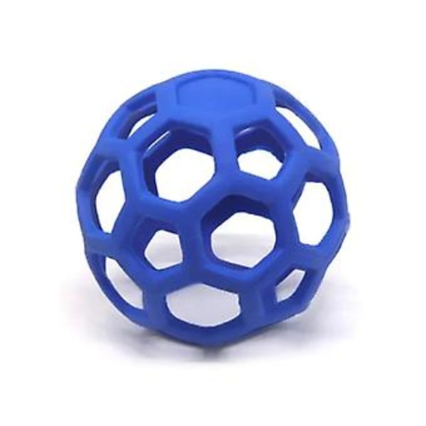 Hästgodisboll för stall, transportvagn med rep - Husdjursleksaker tillbehör för hästar, kreativitetsmatare, hållbart material Blå (blå)