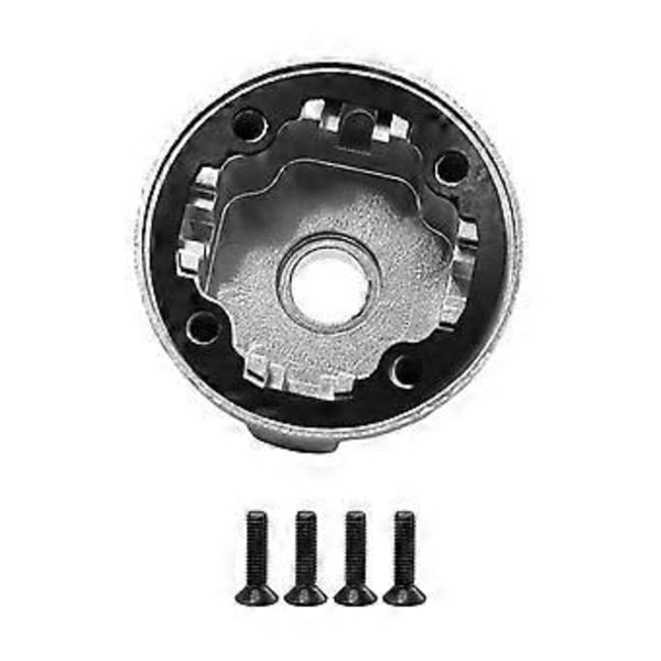 1/8 1/10 Diff-vaihteiston kotelon kansi, universaali päivitys RC Diff -kotelon kansi differentiaalikotelo Crawlereille, ajoneuvoille, kuorma-autoille DIY (hopea)