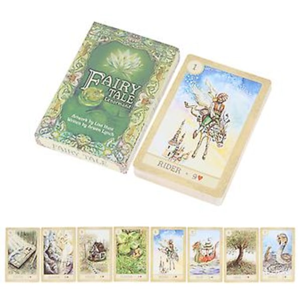 Fairy Tale Lenormand Oracle Kort Tarotkort Fest Profetia Spådom Brädspel