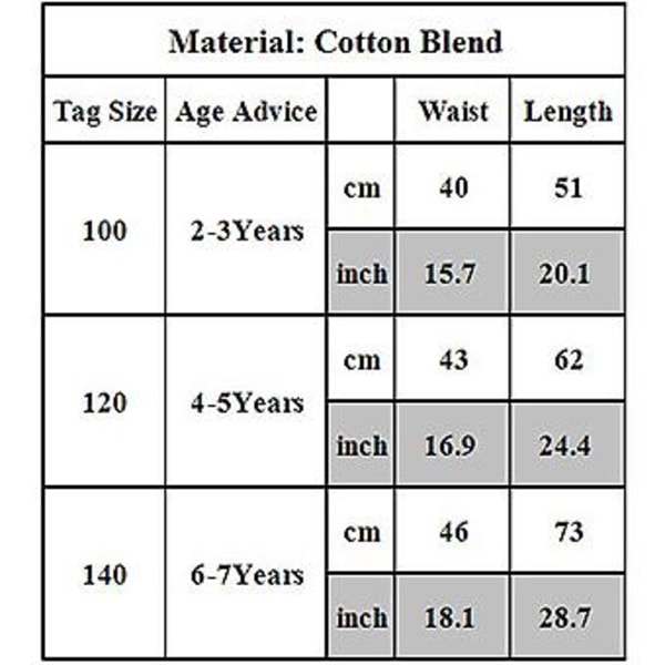 Varma Fleece Leggings för Flickor, Långa Byxor, Stretchbyxor, Underdelar (4-5 år)