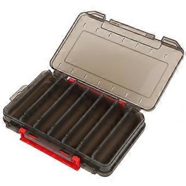 Dobbeltsidet Fiske Agnsboks Beholder Fiskegrej Lokkeboks Etui Tilbehør L( )