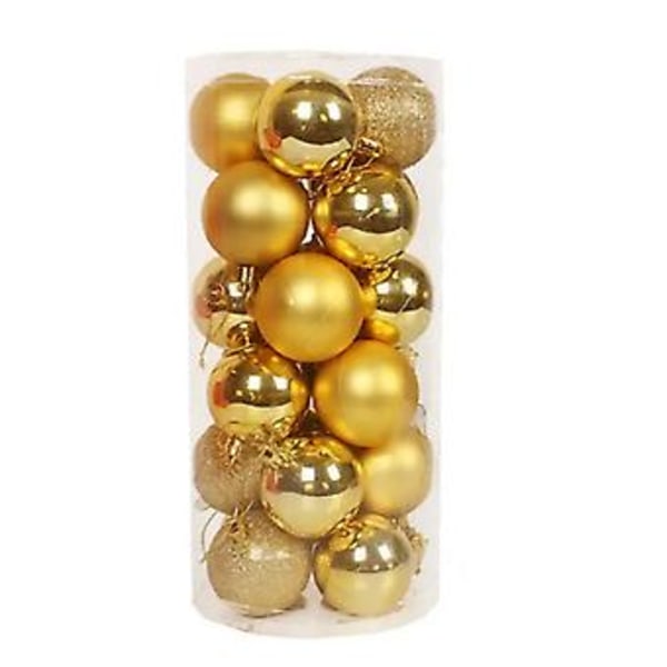 Juletræskugler 42 stk. 6cm 3cm Store Julekugler Multifarvede Kugledekorationer Juletræspynt Sæt Til Hjem Fest ( )