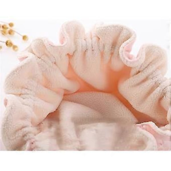 Baby Sød Formet Blød Bomuldshat til Baby Dreng og Pige Bue Elastisk Hat (Beige, En Størrelse)