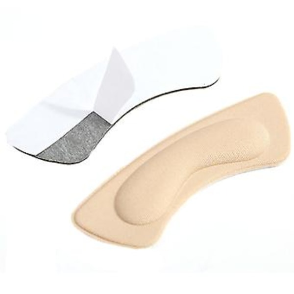 1 Pari Tarttuvaa Kangas-Sienestä Tehtyjä Takakantapääsuojia Kengille, Hiostumisenestoa, Takakantapään Vuori, Pohjalliset (Beige)