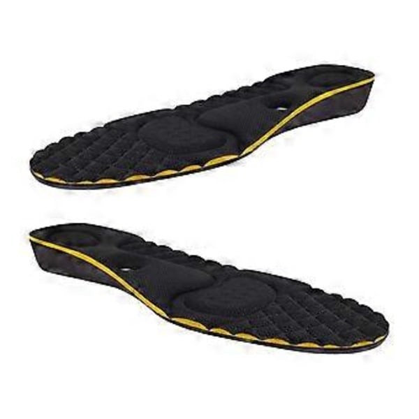 Höjd Innersulor Elastisk Komfort Högre Häl Inlägg Lyft för Sneakers Män 2cm(3cm)