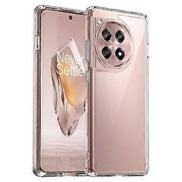 Suojakotelo OnePlus 12R 5G/Ace 3 5G -puhelimelle TPU+Akryyli (Läpinäkyvä)