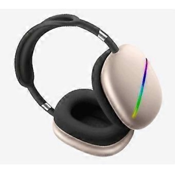 Pääpantaan kiinnitettävät Bluetooth-kuulokkeet, valaisevat langattomat urheilu-bassokuulokkeet (punainen)