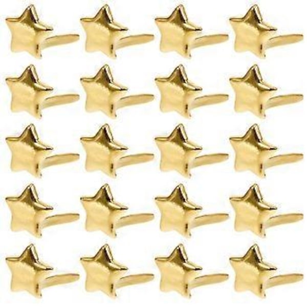 100 st Klädbrads Dekorativa Nitar Multifunktionella Brads DIY Pappersfästen Sömnadsbrads
