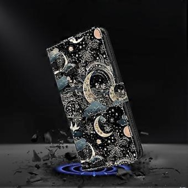 Til Samsung Galaxy S24 FE Etui PU Læder Wallet Telefon Cover med Støttefod (Style N)