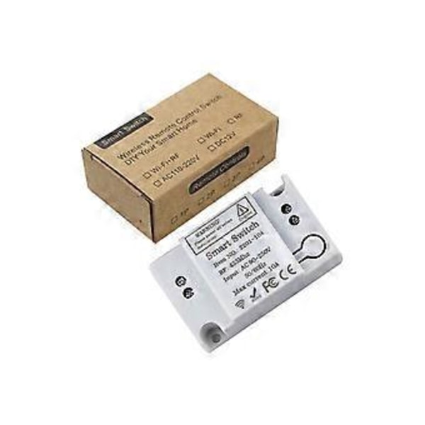 Trådløs RF Fjernbetjening RF 433Mhz Vægpane Smart Switch Relay Modtager Fan Lyskontakt Modtager 220V Modul Sender ( )