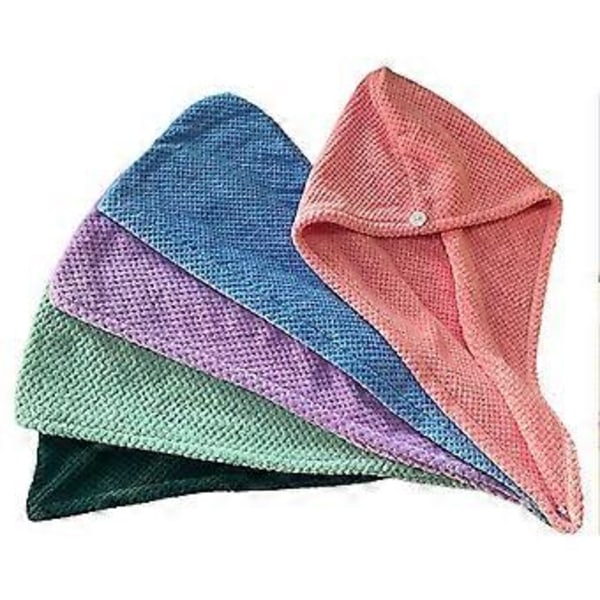 Mjuk Spa-badkroppsinpackningsset för kvinnor med handduk, badrock och snabb torkande hårtorkhuva! (S Rosa)