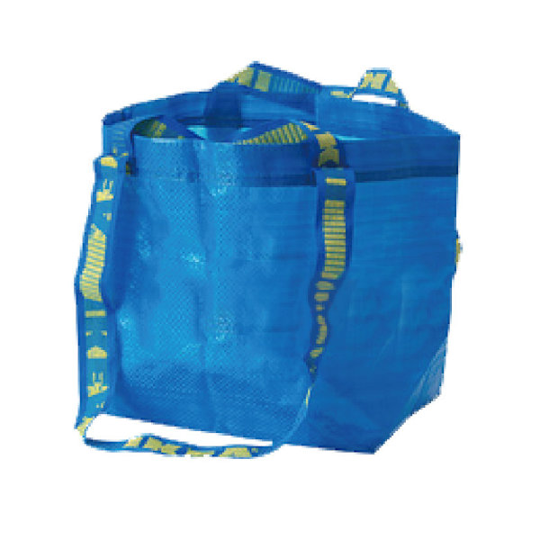 Set med 5 stora blå Frakta-påsar Maximal kapacitet 25 kg