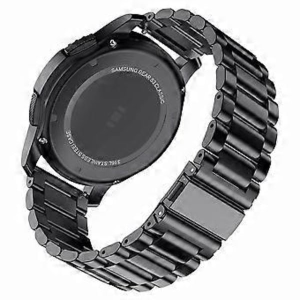 Rem Kompatibel med Samsung Garmin, 22mm Klokkerem for Kvinner Menn Rustfritt Stål