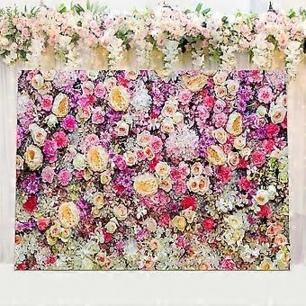 83x59 tommers Blomster Blomster Bakgrunn Gardin Festartikler Bryllup Bakgrunn Foto Bakgrunner for Bryllup Baby Shower Bursdagsfest Dekor (stil 7)
