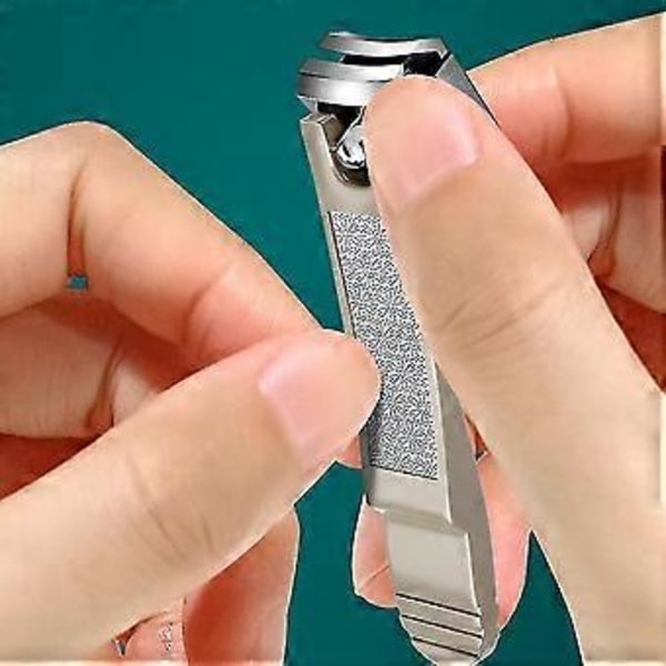 Kynsileikkurisarja, ergonomiset varvasleikkurit liukumattoman muotoilun ansiosta, ammattimainen sormikynsileikkuri miehille ja naisille