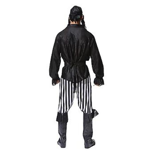 Halloween Pirat Cosplay Kostumer til Mænd Sceneoptræden Rollespil Bær ( )