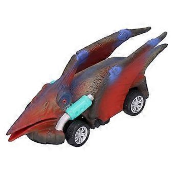 Firehjulstræk Dinosaur Model Træk Tilbage Bil Legetøj Børn Pædagogisk Køretøj Legetøj Dinosaur Model Bil