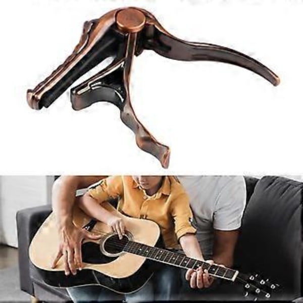 Gitar-Capo i Sinklegering Bronse Aerodynamisk Struktur Elektrisk Akustisk Gitar-Capo( )