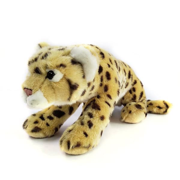 Leopardiplyysi 13 tuuman simulaatioeläinleopardi nukke standin