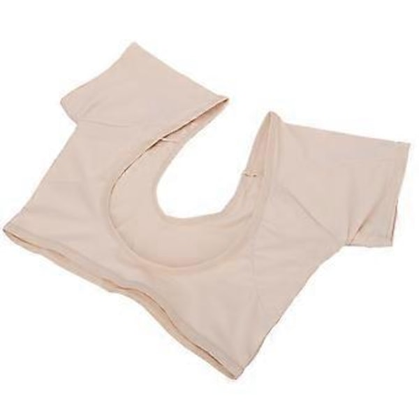 Svettavledande Väst i Hudfärg, Snabbtorkande, Kortärmad, Armhålepads (XL)