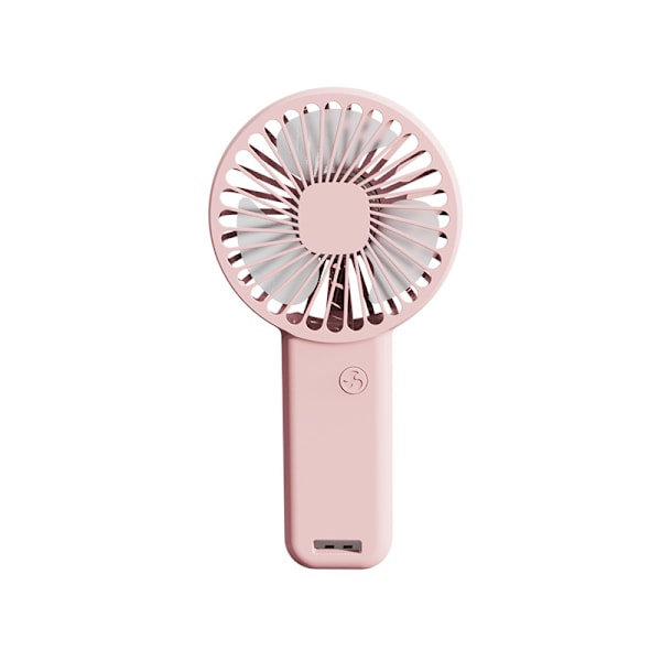 Handheld Fan Rechargeable Mini 3 Speed ​​Settings Pink 31*96*185m