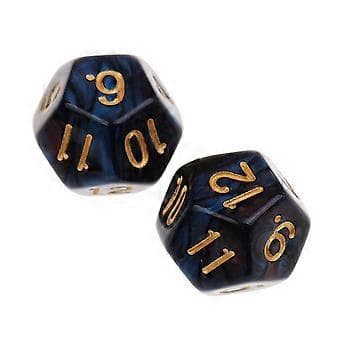 3-4pack 10st 12-sidiga Tärningar D12 Polyedriska Tärningar för Dungeons and Dragons Bord (3 st)