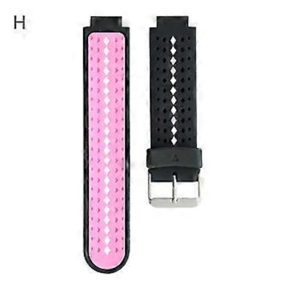 Klokkereim Myk Hurtigutløser Tofarget Silikon Smart Klokkerem for Garmin Forerunner/235/220/230/620/630/735xt( H)