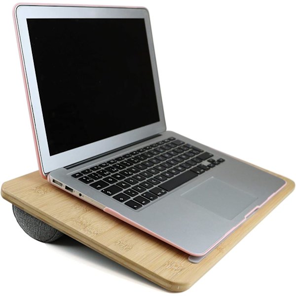 Bærbar computerbakke med pude, bærbar computer knæpude, tablet computer seng, B