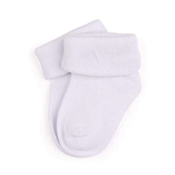 Babystrumpor 3 par ren vit