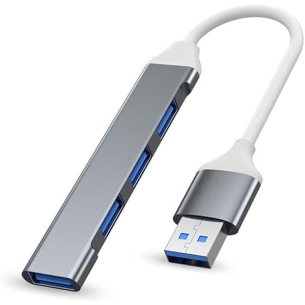 4 Port USB 3.0 Hub høyhastighets ??Type c USB Hub 5 Gbps splitter for