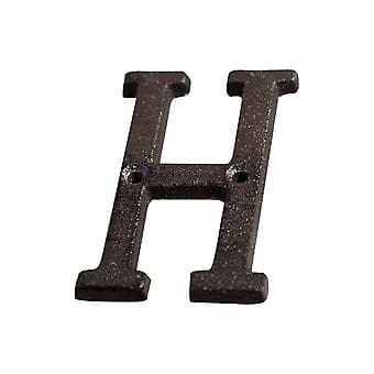 Legering Smidesjärn Nummer Bokstav DIY Hus Bokstav H