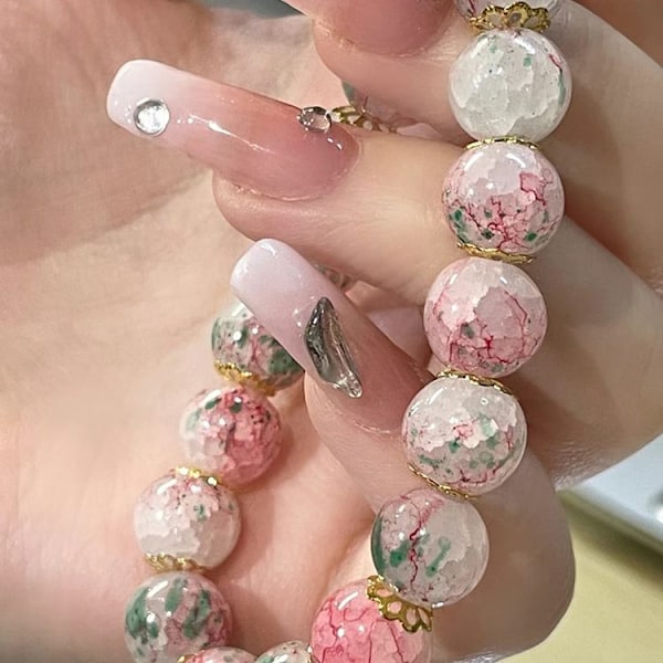 Berättelse mellan blommor, färgskiftande armband för flickor med hög look,
