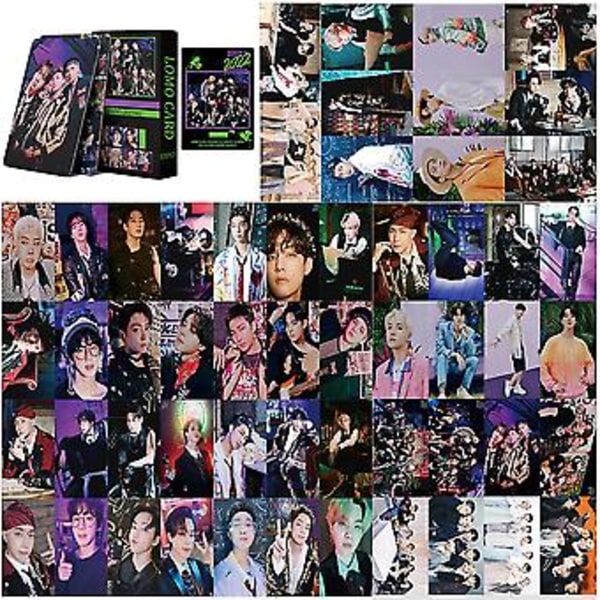55 stk./sæt Kpop Bangtang Boys Nyt Album Sæsonhilsener Piger Pink Fotokort Bp Lomo Kort Fotoalbum Fans Gave