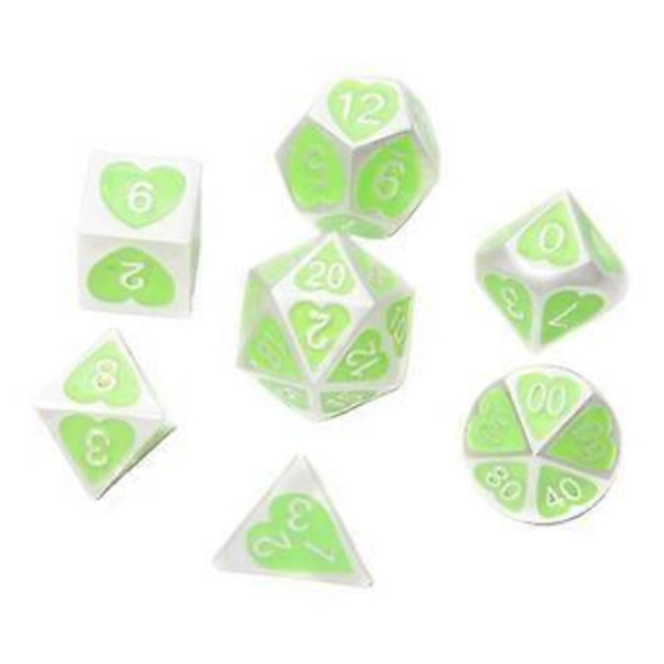 10x 7/set Solid Metall Multi Sido Nummer Set för Brädspel