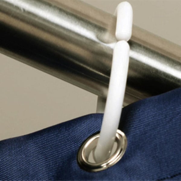 Soft Microfiber Fabric Shower Liner Or Curtain, Hotel Quality, Machine Washable, Water Repellent, Navy Blue 100x200cm