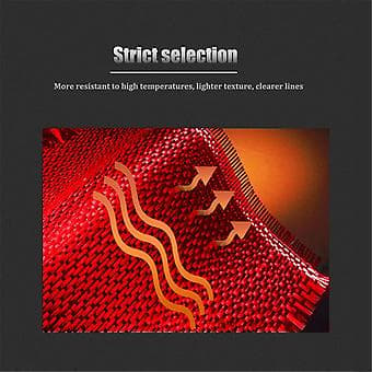 Rød Karbonfiber Taklampe Panel Trim Deksel for 8. Generasjon 2006-2011