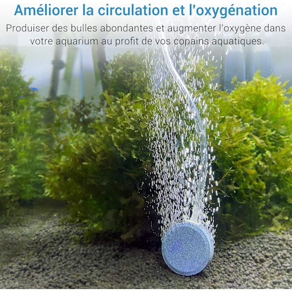 Akvarie Luftpumpe Ultra-stille Pumpe <35 DB med 1.7W X-3 Boble St